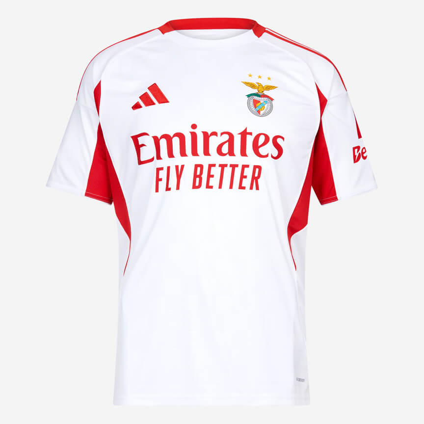 Benfica - Camisola alternativa branca 25/26 - Caixa Benfica incluído