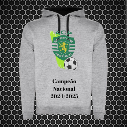 Sporting - Sweat-shirt com capuz - Cinza