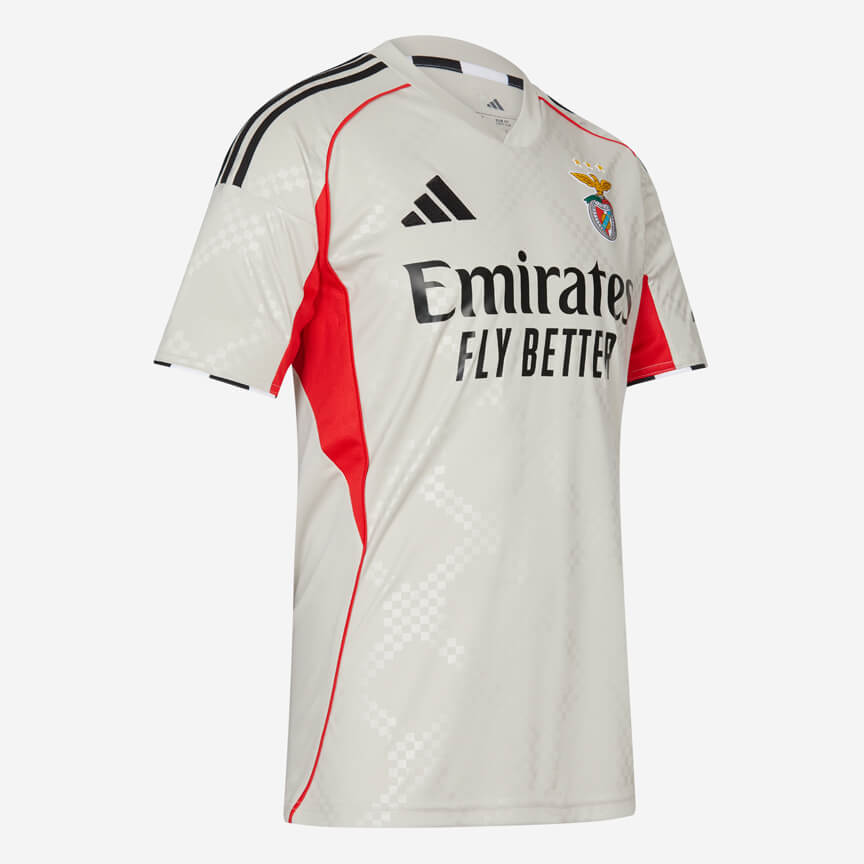 Benfica - Camisola alternativa bege 25/26 - Caixa Benfica incluído