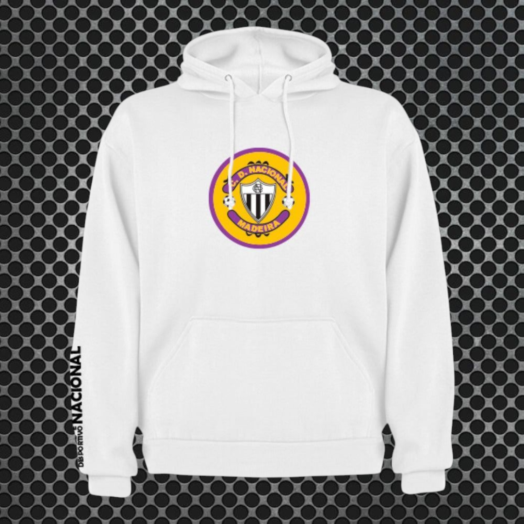 Nacional - Sweat-shirt com capuz - Branca