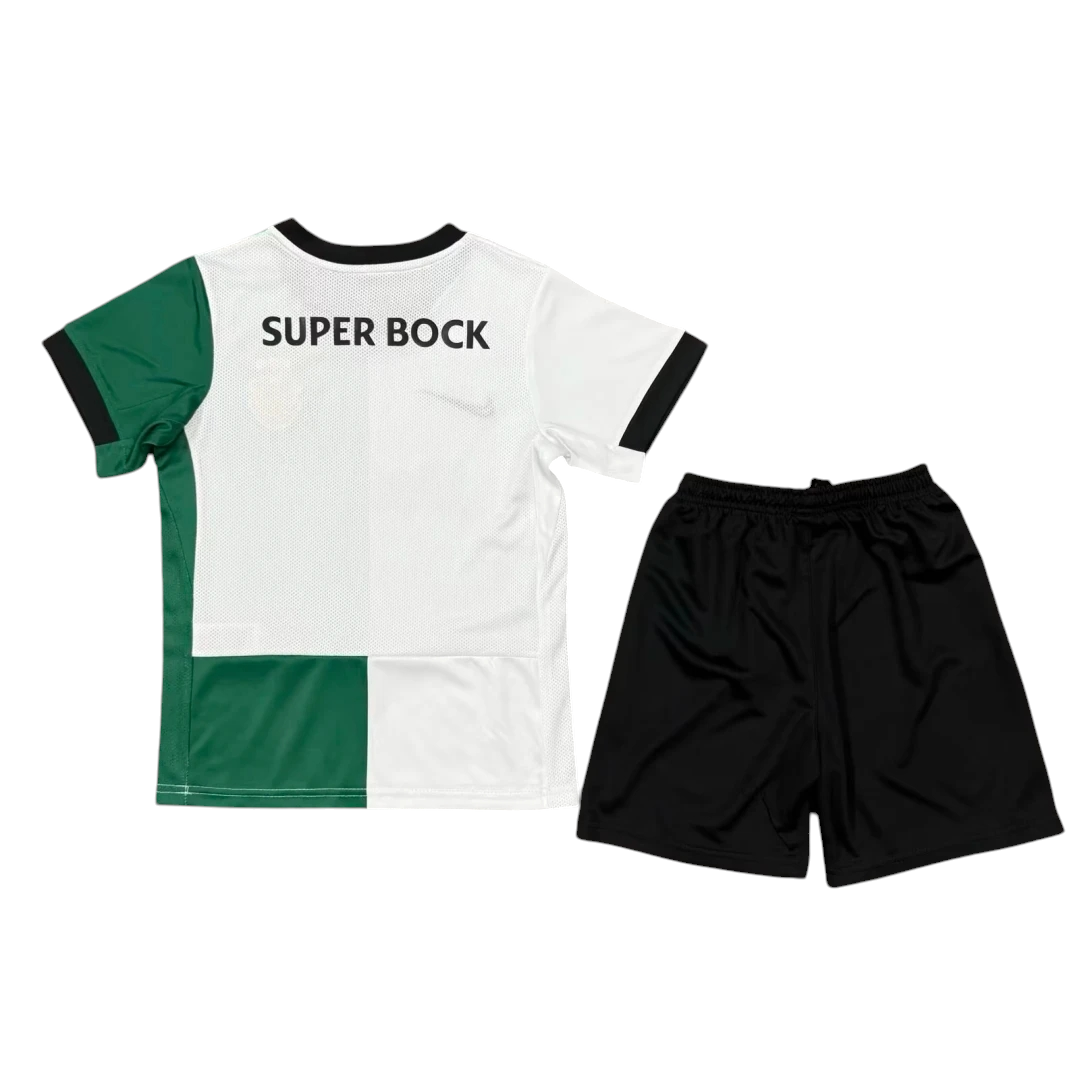 Sporting - Kit criança e adulto stromp 25/26 - Caixa e Saco Sporting incluídos