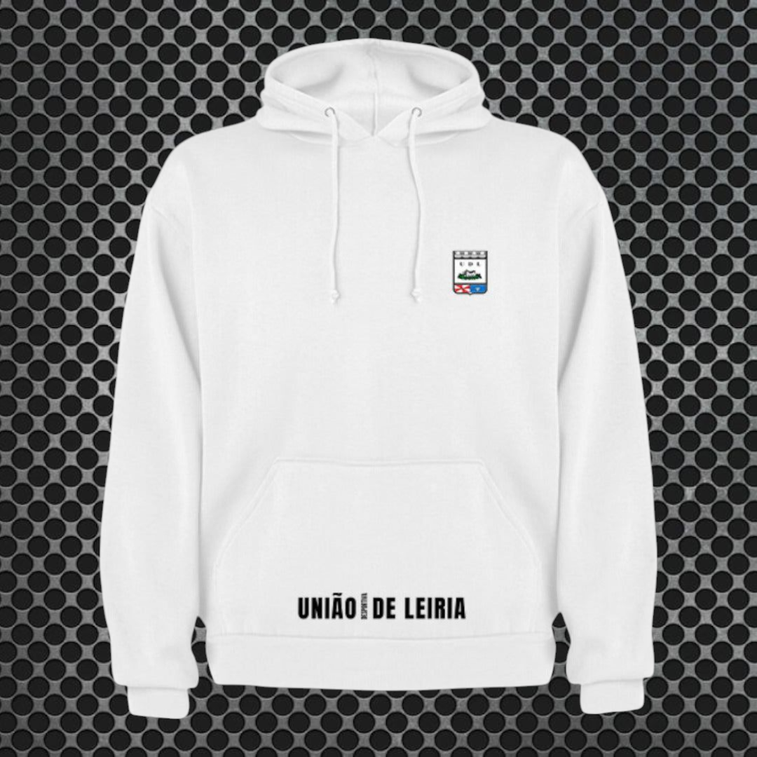 União de Leiria - Sweat-shirt com capuz - Branca