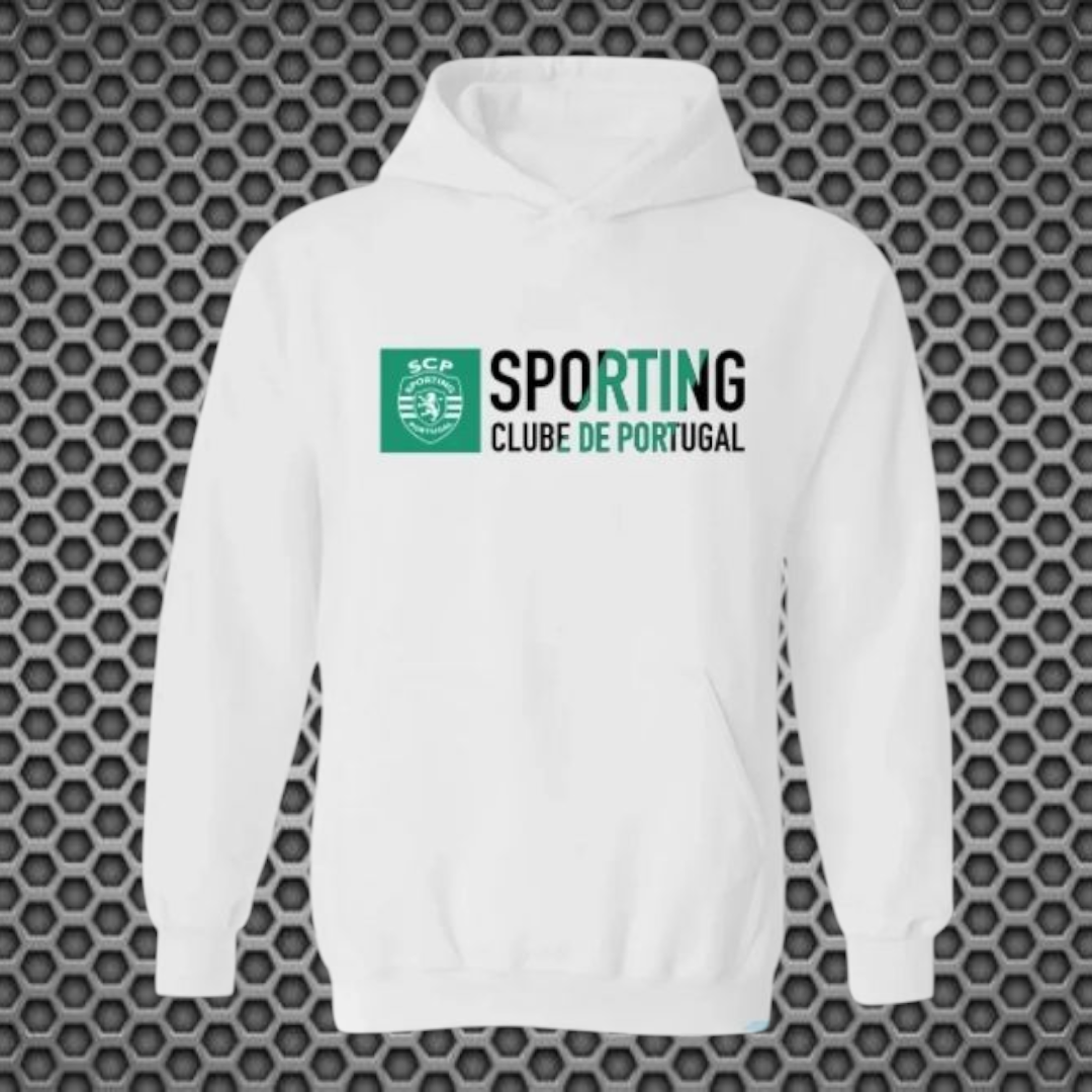 Sporting - Sweat-shirt com capuz - Branca