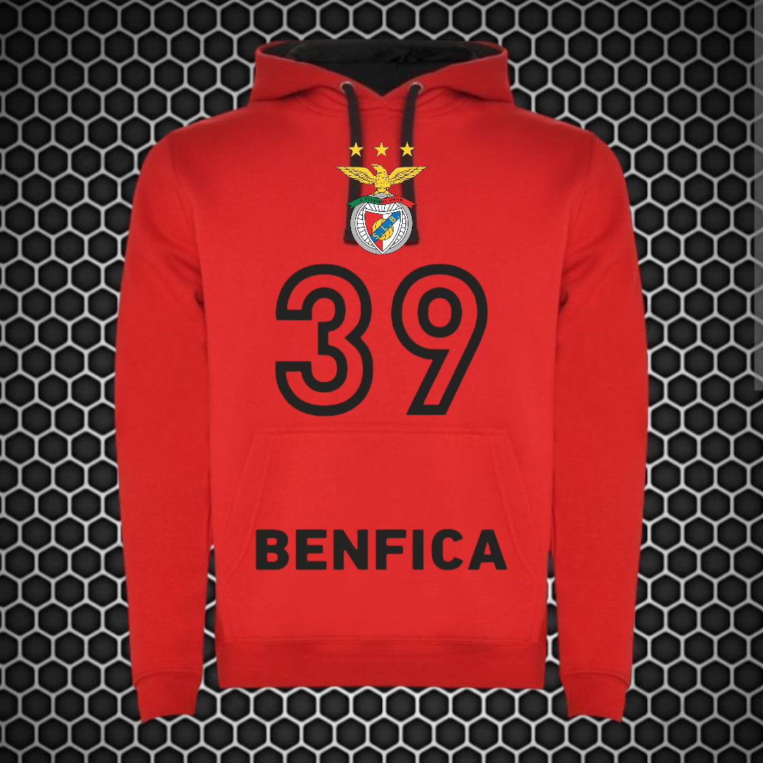 Benfica - Sweat-shirt com capuz - Vermelha