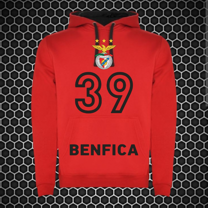 Benfica - Sweat-shirt com capuz - Vermelha