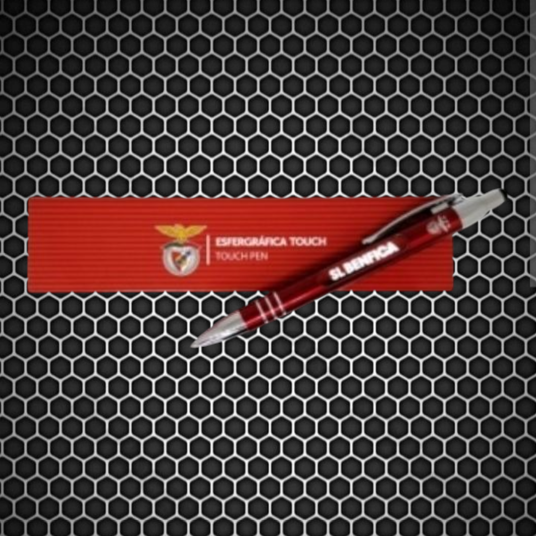Benfica - Esferográfica Touch com luz LED