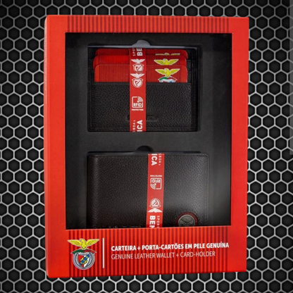 Benfica - Conjunto carteira + porta cartões