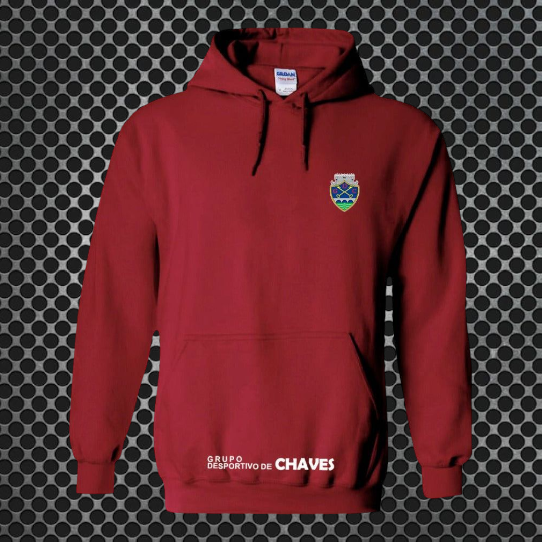 Chaves - Sweat-shirt com capuz - Borgonha