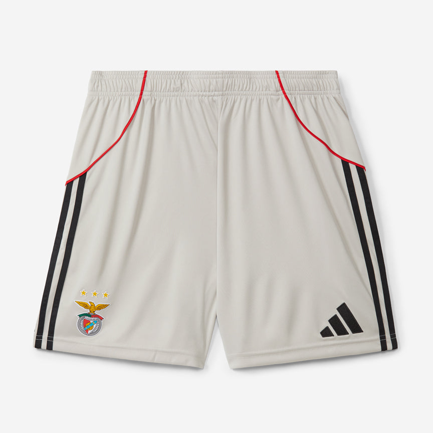 Benfica - Calções alternativos beges 25/26