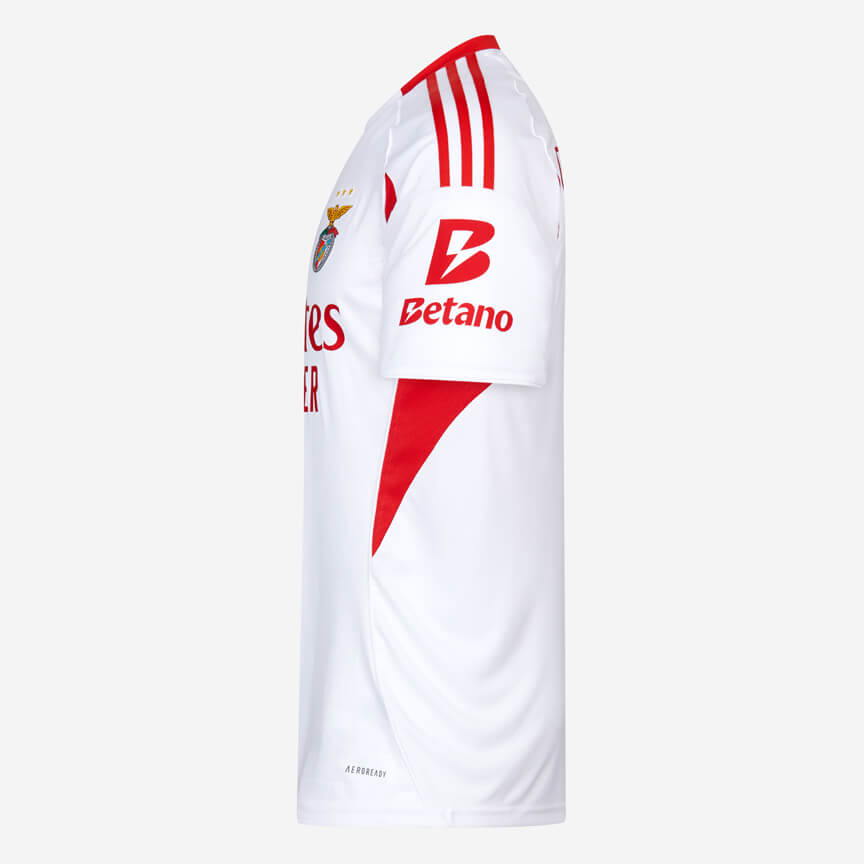 Benfica - Camisola alternativa branca 25/26 - Caixa Benfica incluído