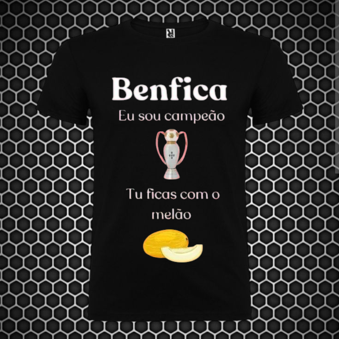 Benfica - T-shirt Preta