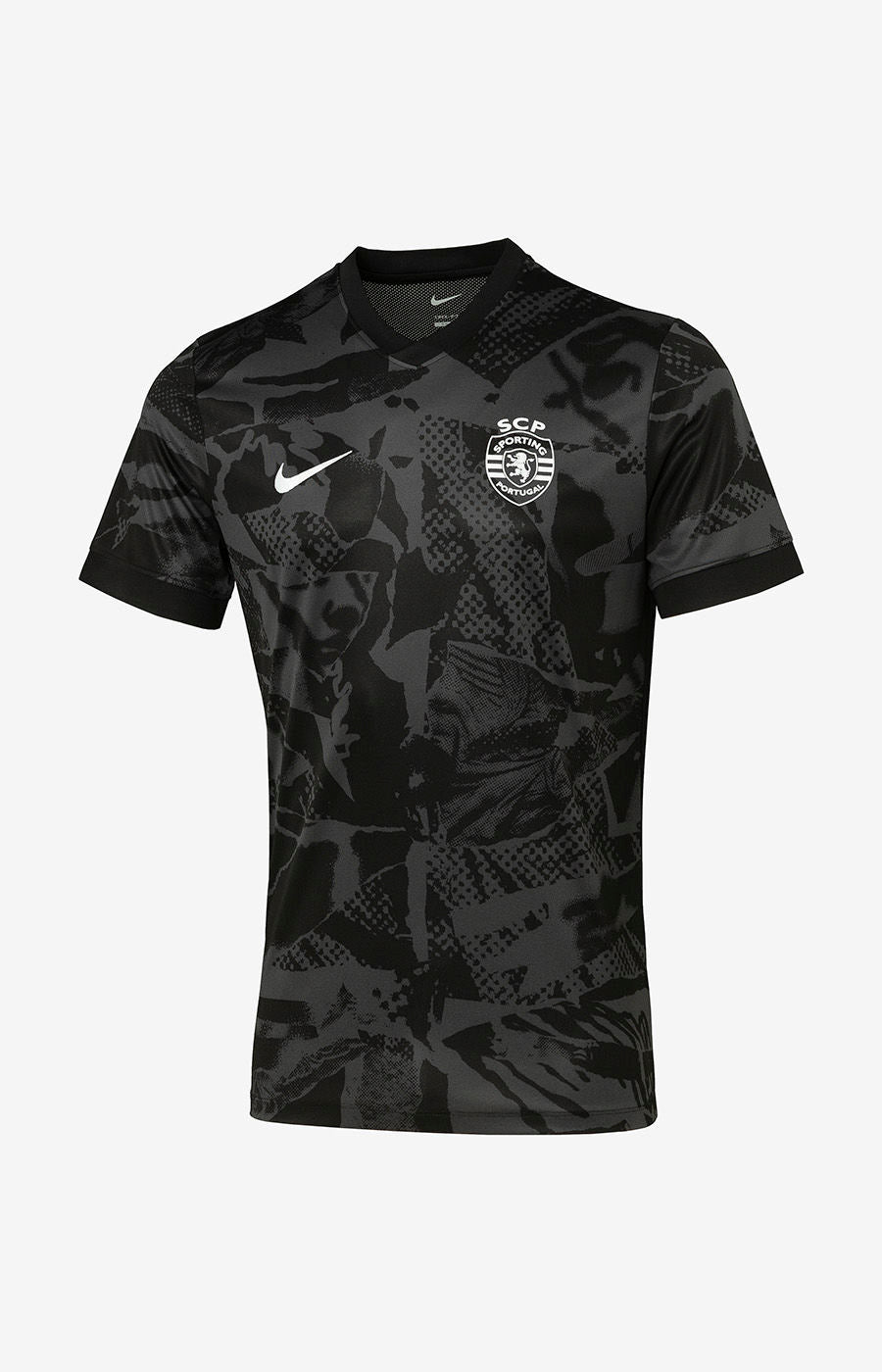 Sporting - T-shirt aquecimento preta 25/26