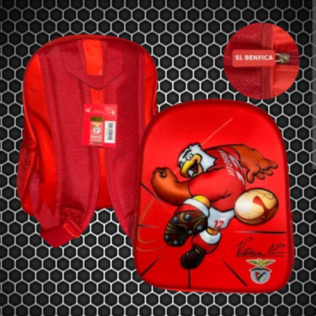 Benfica - Mochila 3D pré escolar 31cm