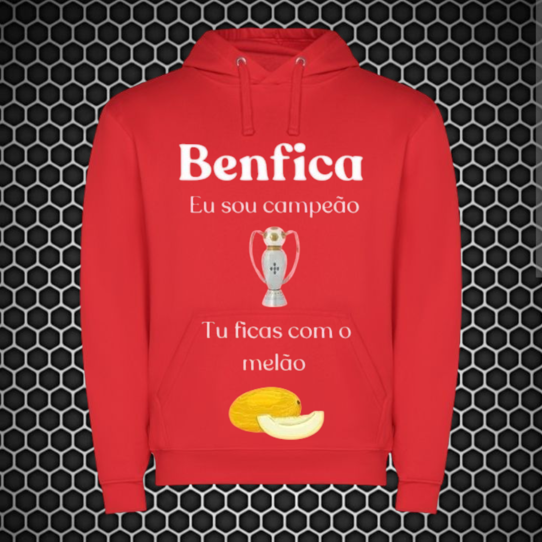 Benfica - Sweat-shirt com capuz - Vermelha