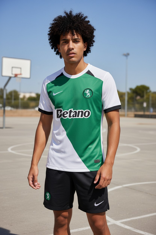 Sporting - Kit criança e adulto stromp 24/25 - Caixa e Saco Sporting incluídos