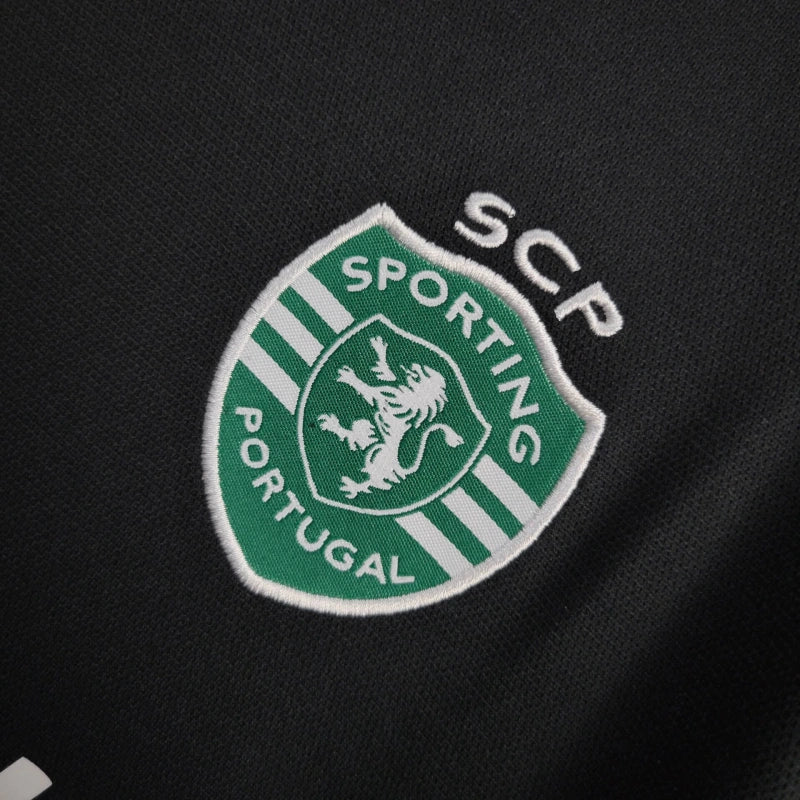 Sporting - Kit criança e adulto alternativo preto 24/25 - Caixa e Saco Sporting incluídos