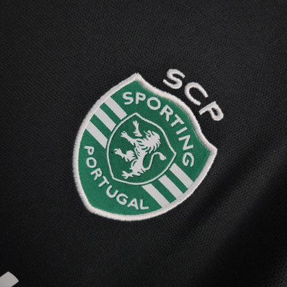 Sporting - Kit criança e adulto alternativo preto 24/25 - Caixa e Saco Sporting incluídos