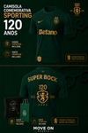 Sporting - Camisola Comemorativa 26/27 de 120 anos. Edição Especial Exclusiva MOVE ON SPORTS