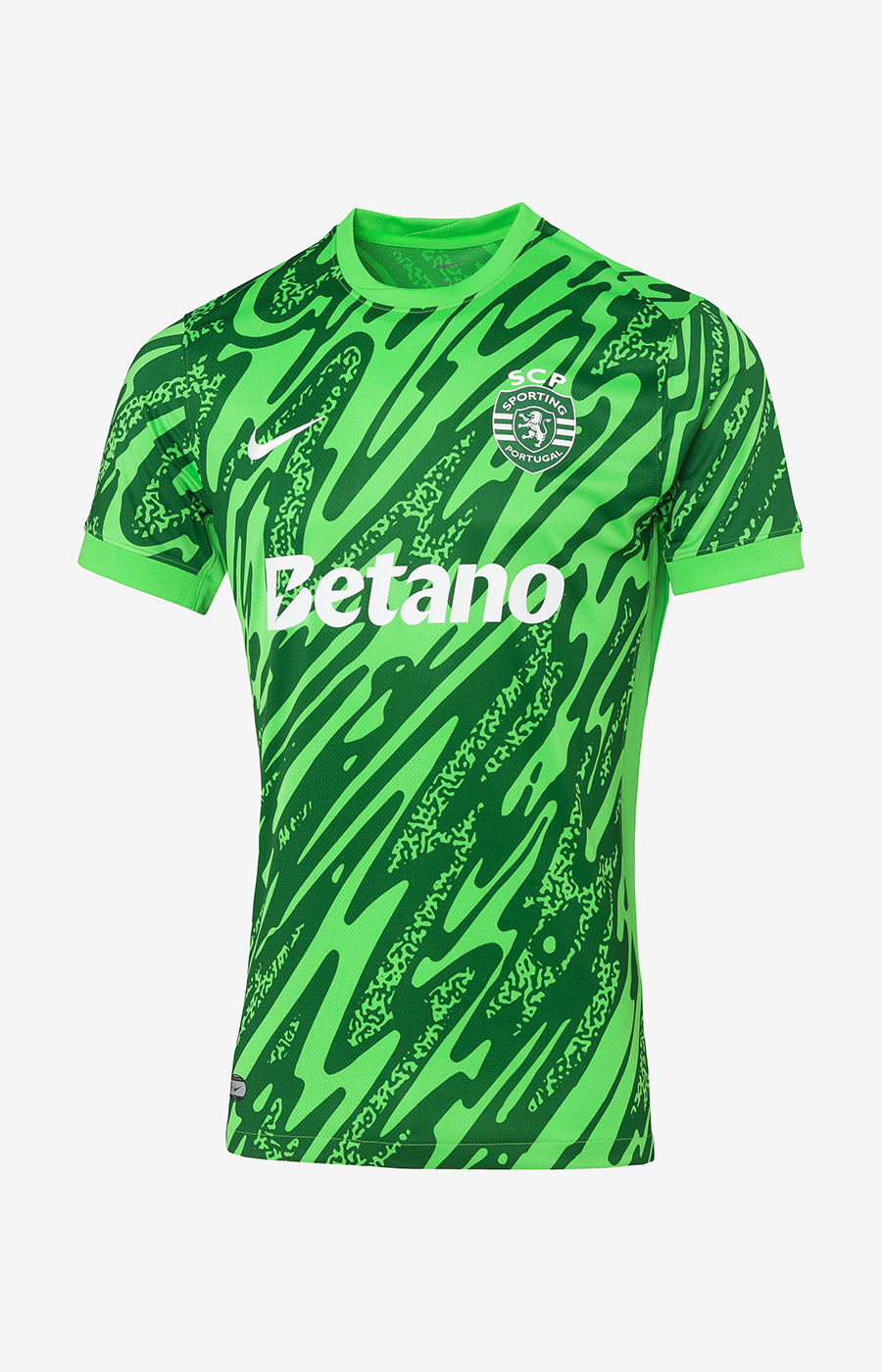 Sporting - Camisola guarda-redes verde 25/26 - Caixa e Saco Sporting incluídos