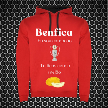 Benfica - Sweat-shirt com capuz - Vermelha