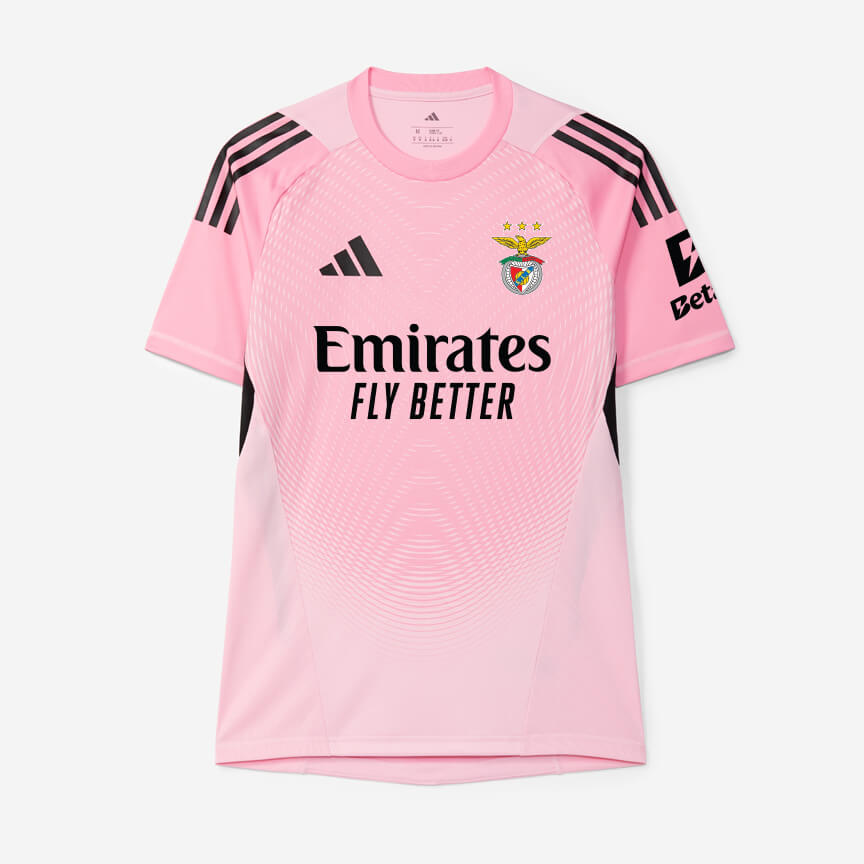 Benfica - Camisola guarda-redes rosa 25/26 - Caixa Benfica incluído