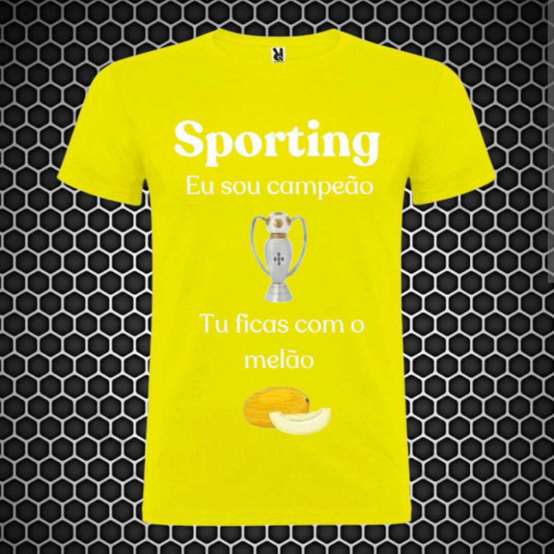 Sporting - T-shirt Amarela