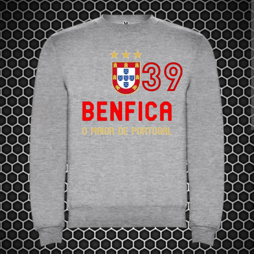 Benfica - Sweat-shirt - Cinza