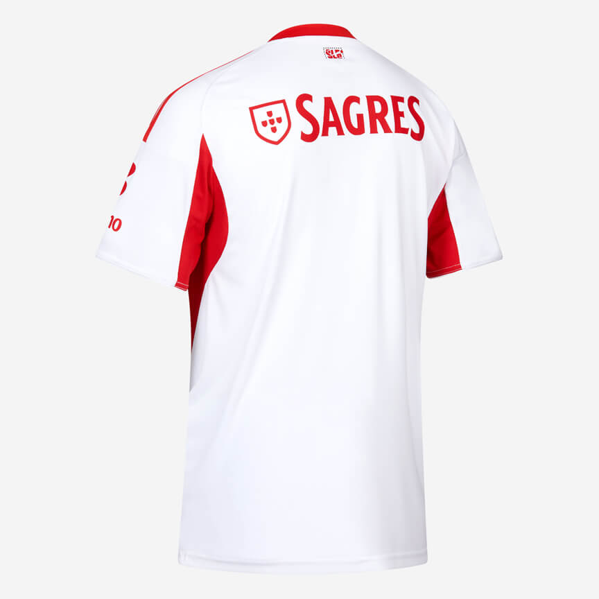 Benfica - Camisola alternativa branca 25/26 - Caixa Benfica incluído