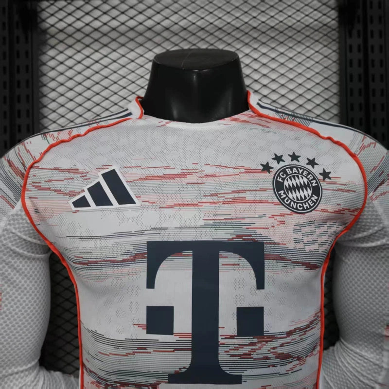 Bayern Munique - Camisola manga longa 25/26 - VERSÃO JOGADOR (LER DESCRIÇÃO)