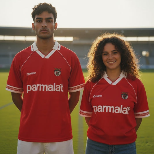 Benfica - Camisola retro parmalat 1994-95