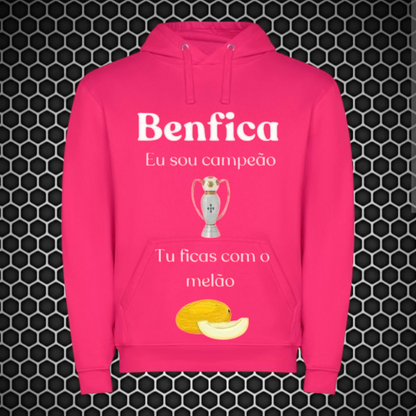 Benfica - Sweat-shirt com capuz - Rosa