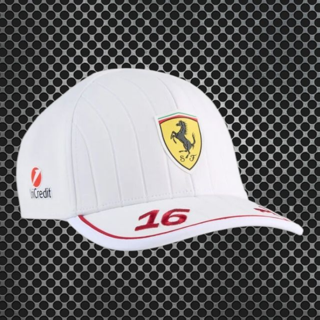 Scuderia Ferrari F1
Boné de piloto Charles Leclerc PUMA 2025