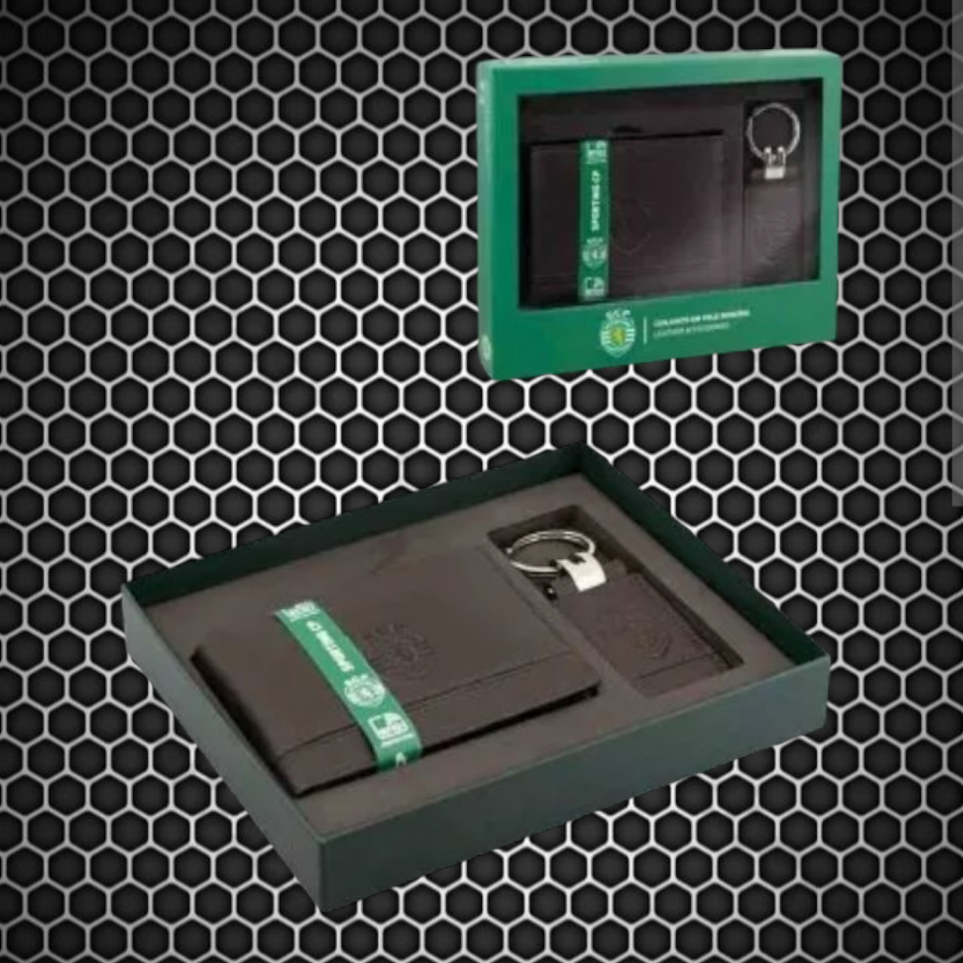 Sporting - Conjunto carteira + porta chaves