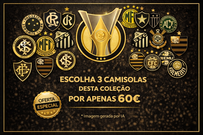 Pack Básico Brasileirão – 3 Camisolas por 60€