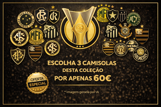 Pack Básico Brasileirão – 3 Camisolas por 60€