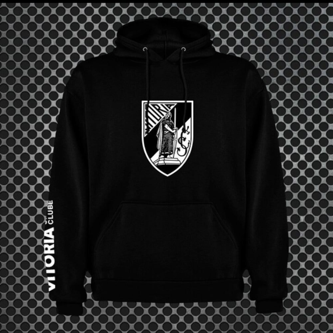 Vitória - Sweat-shirt com capuz - Preta
