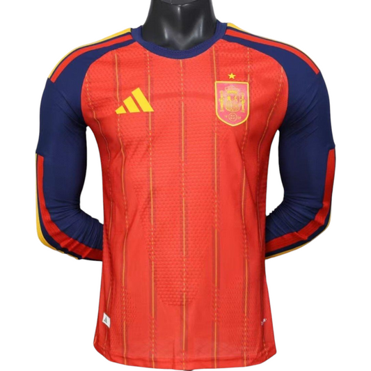 Espanha - Camisola 26/27 - VERSÃO JOGADOR Manga Longa (LER DESCRIÇÃO)