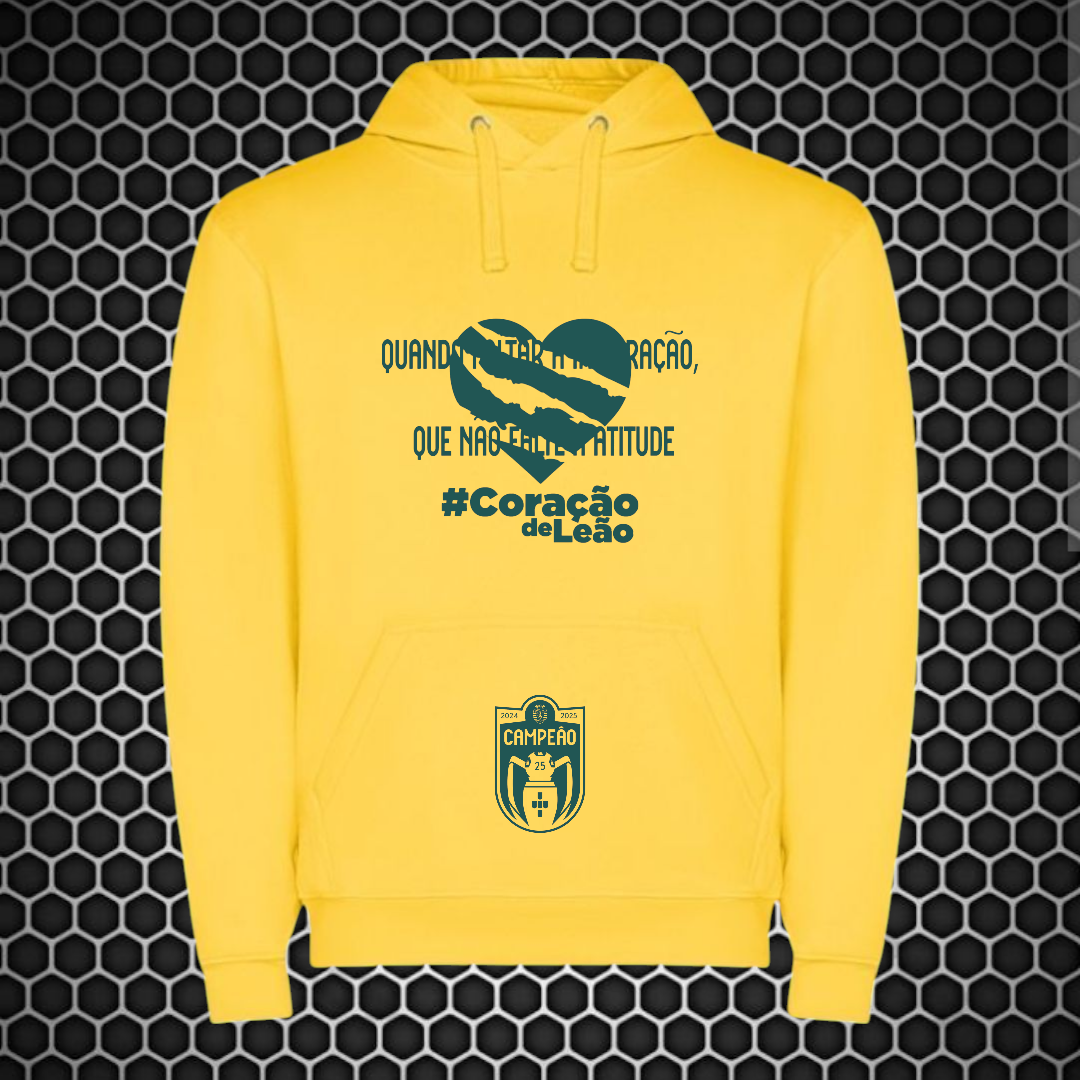 Sporting - Sweat-shirt com capuz - Amarela