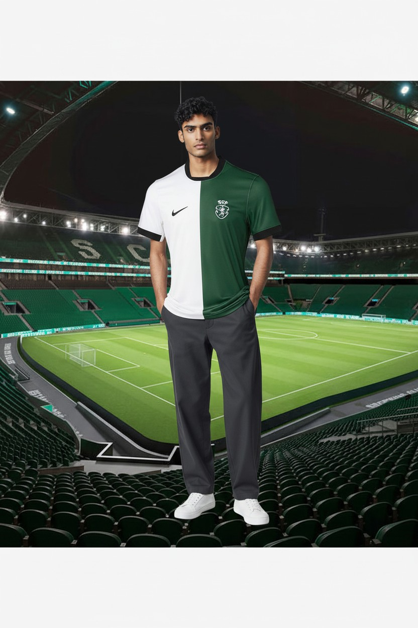 Sporting - Camisola stromp s/pub 25/26 - Caixa e Saco Sporting incluídos