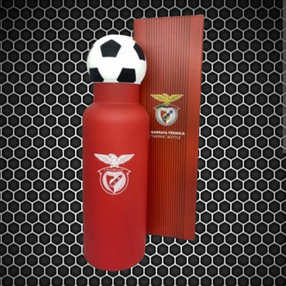 Benfica - Garrafa de aço tampa bola