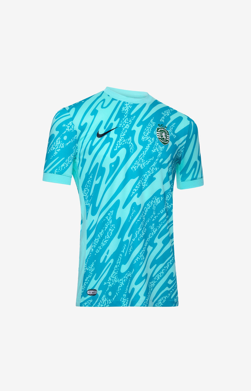 Sporting - Camisola guarda-redes verde água sem publicidade 24/25 - Caixa e Saco Sporting incluídos