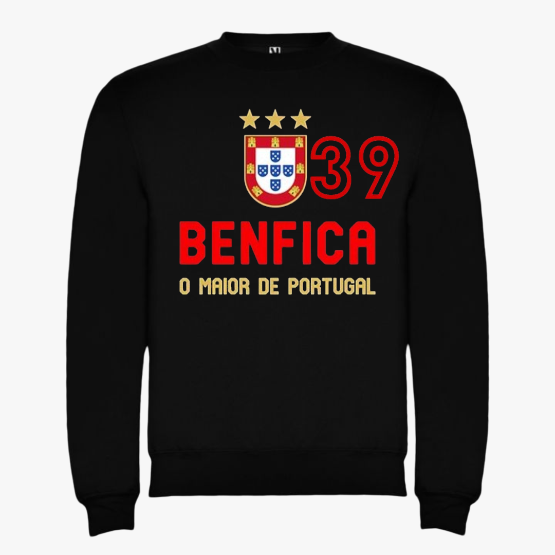 Benfica - Sweat-shirt - Preta
