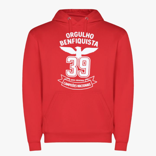 Benfica - Sweat-shirt com capuz - Vermelha