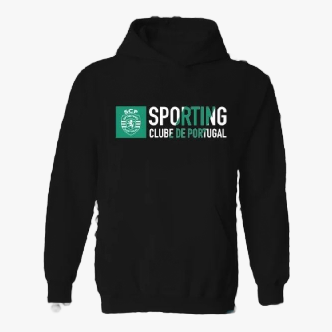 Sporting - Sweat-shirt com capuz - Preta