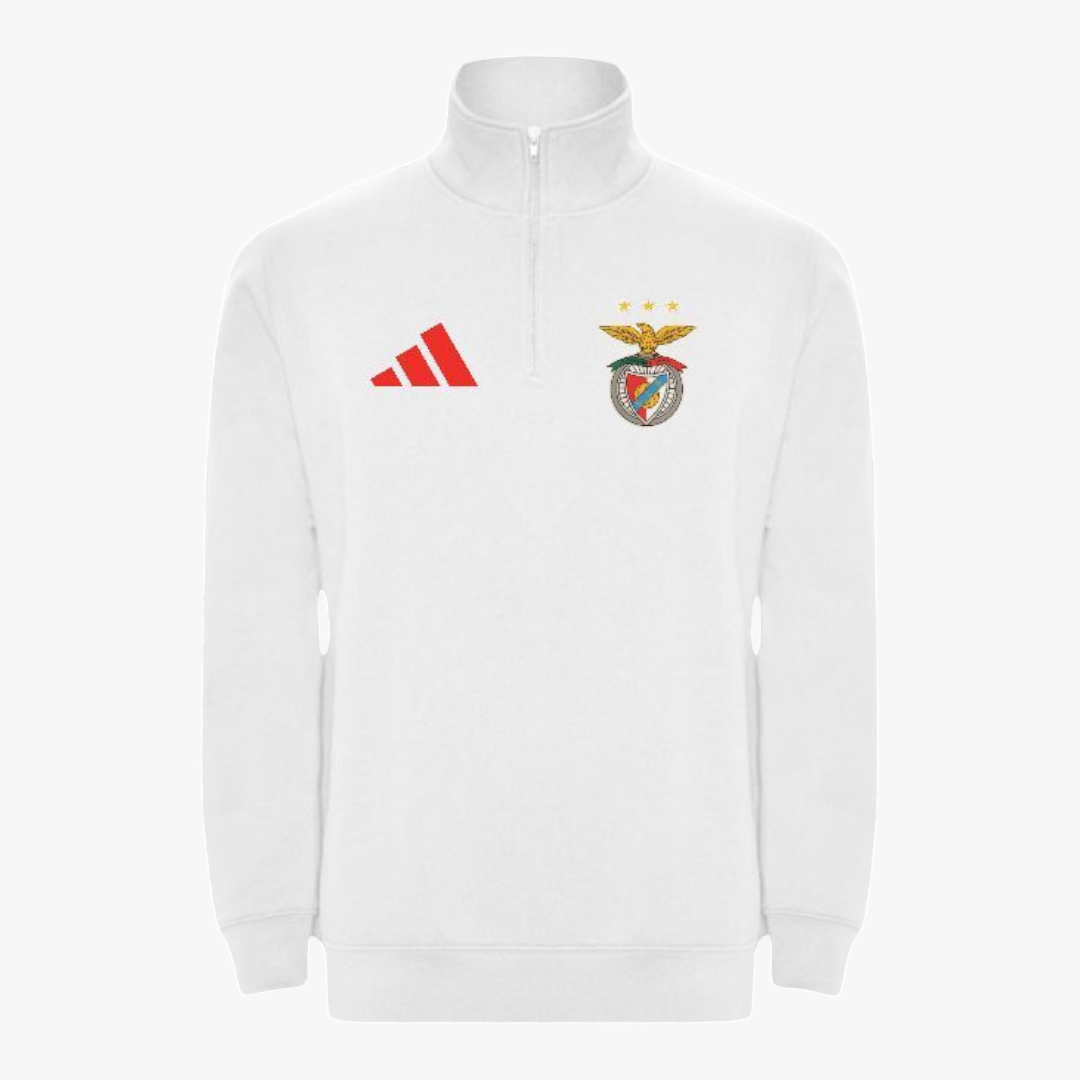 Benfica - Sweat-shirt com meio fecho e gola alta Ref. 1109 - 01