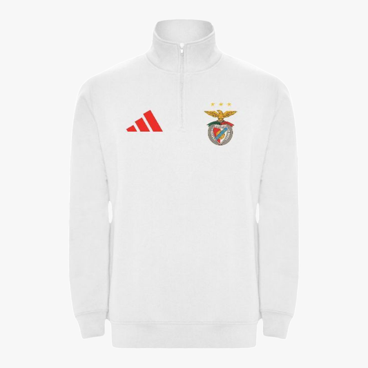 Benfica - Sweat-shirt com meio fecho e gola alta Ref. 1109 - 01
