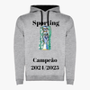 Sporting - Sweat-shirt com capuz - Cinza