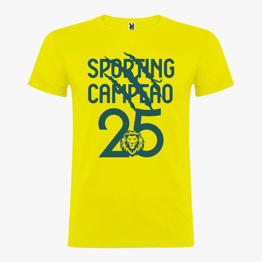 Sporting - T-shirt Amarela