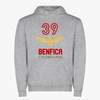 Benfica - Sweat-shirt com capuz - Cinza