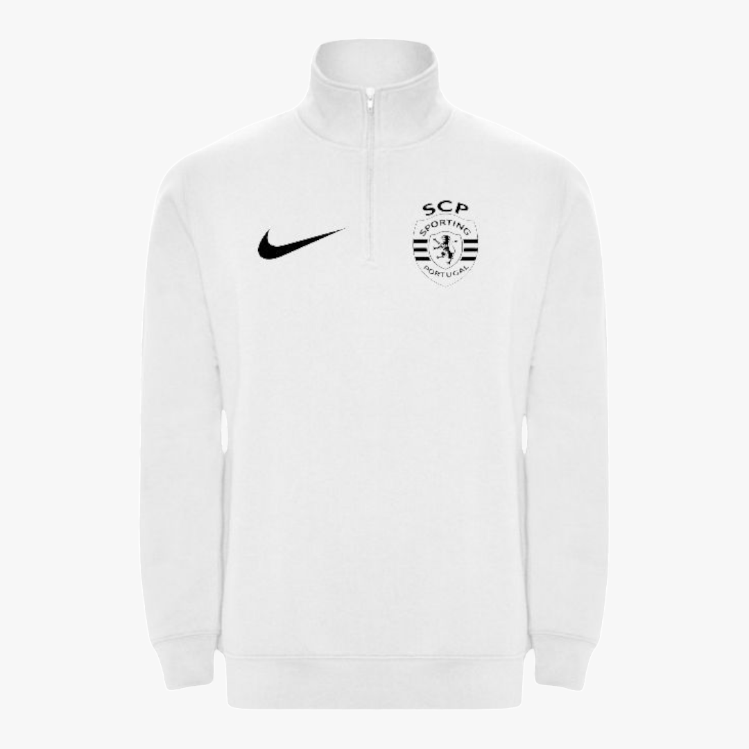Sporting - Sweat - Shirt com meio fecho e gola alta Ref. 1109 - 01
